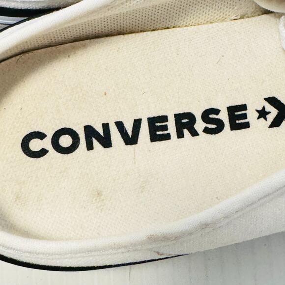 Converse All Star Sneaker Womens 7.5 White Slip On Mules Casual Chucks Shoes - Picture 10 of 12